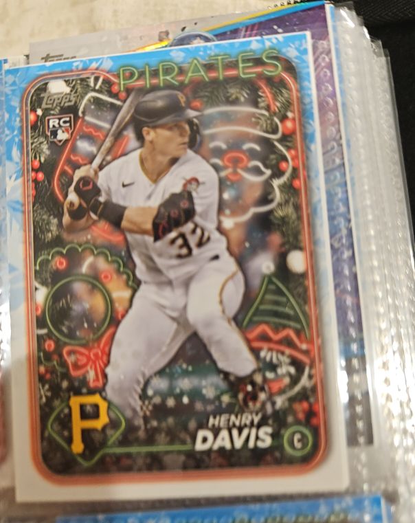 2024 Topps Holiday #H187 Henry Davis — front