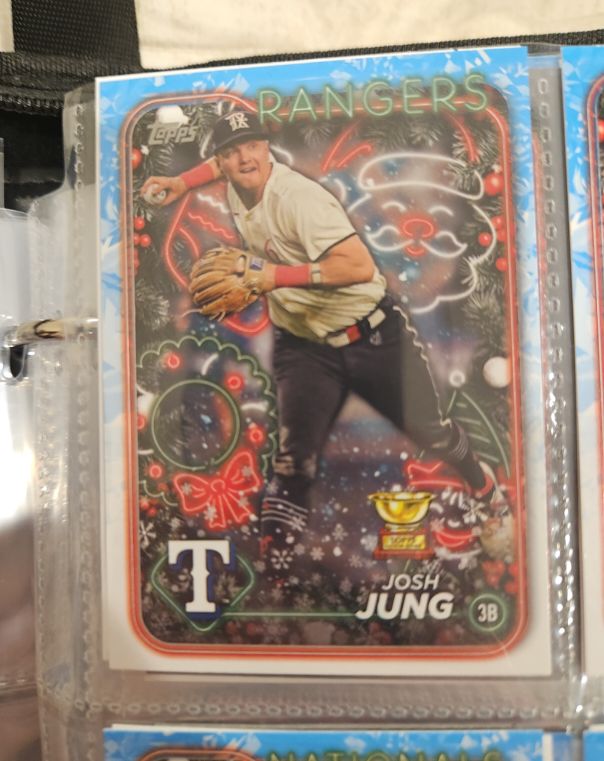 2024 Topps Holiday #H73 Josh Jung — front