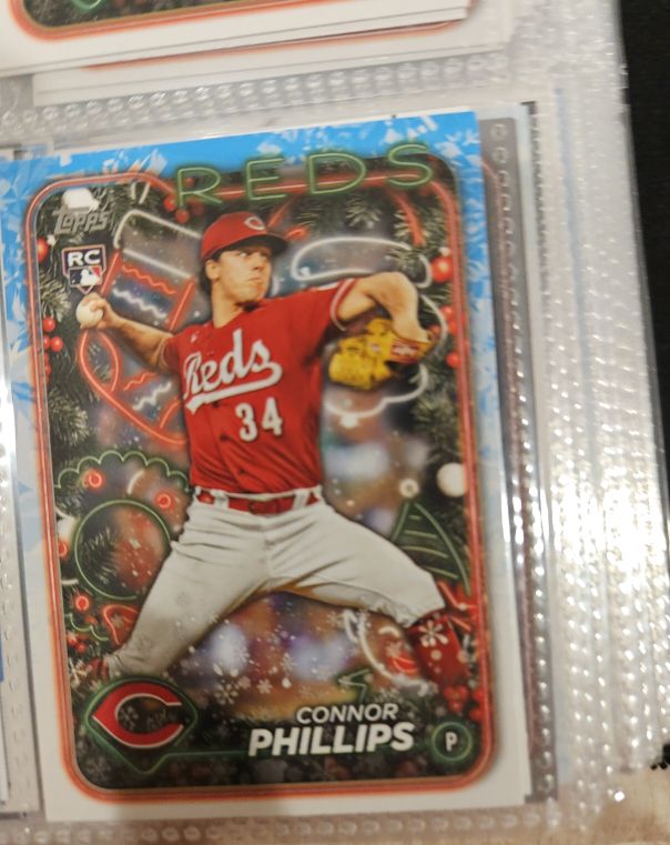 2024 Topps Holiday #H198 Connor Phillips — front