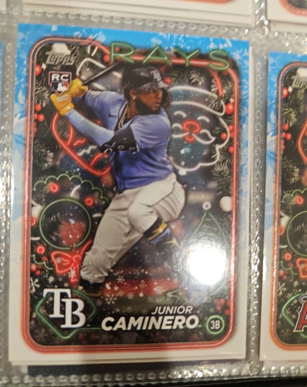 2024 Topps Holiday #H25 Junior Caminero — front