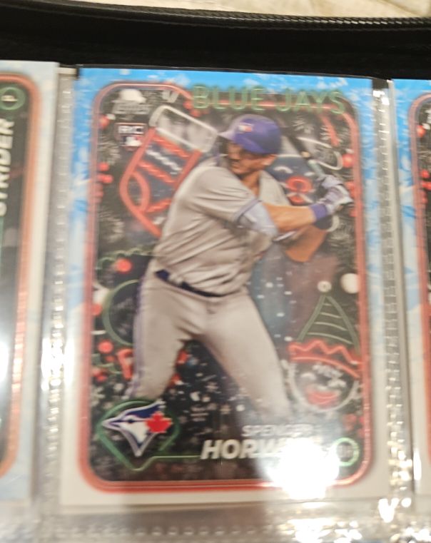 2024 Topps Holiday #H76 Spencer Horwitz — front