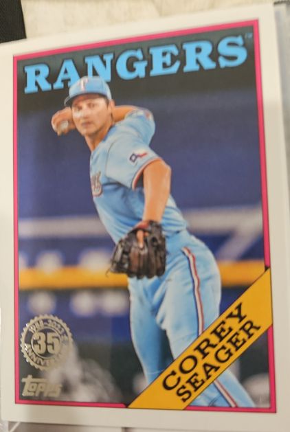 2023 Topps #T88-83 Corey Seager 1988 Topps Baseball 35th Anniversary — front