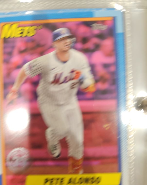 2024 Topps Holiday Silver Glitter #H191 Pete Alonso — front