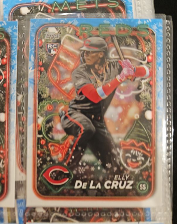 2024 Topps Holiday #H102 Elly De La Cruz — front