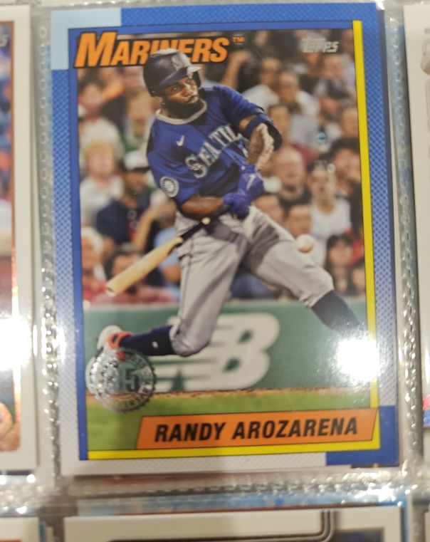 2025 Topps Series 1 - 1990 Topps Baseball #T90-73 Randy Arozarena — front