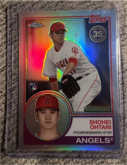 2018 Topps Chrome #83T-6 Shohei Ohtani — front