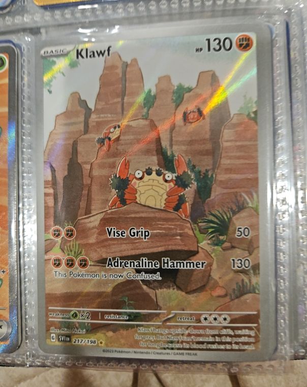 2023 Pokemon Scarlet & Violet #217 Klawf — front