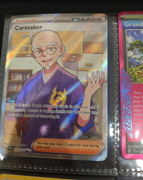 2023 Pokémon Scarlet & Violet Twilight Masquerade #203 Caretaker — front