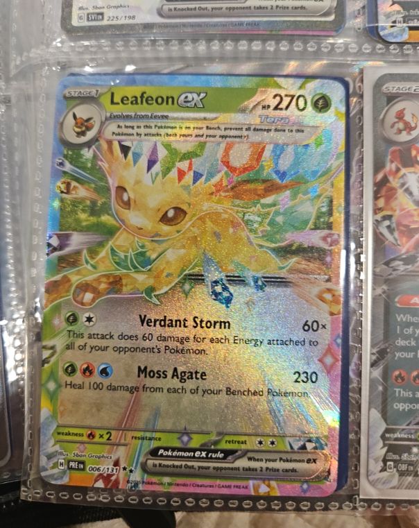 2016 Pokémon TCG Prismatic Evolutions #006 Leafeon ex — front