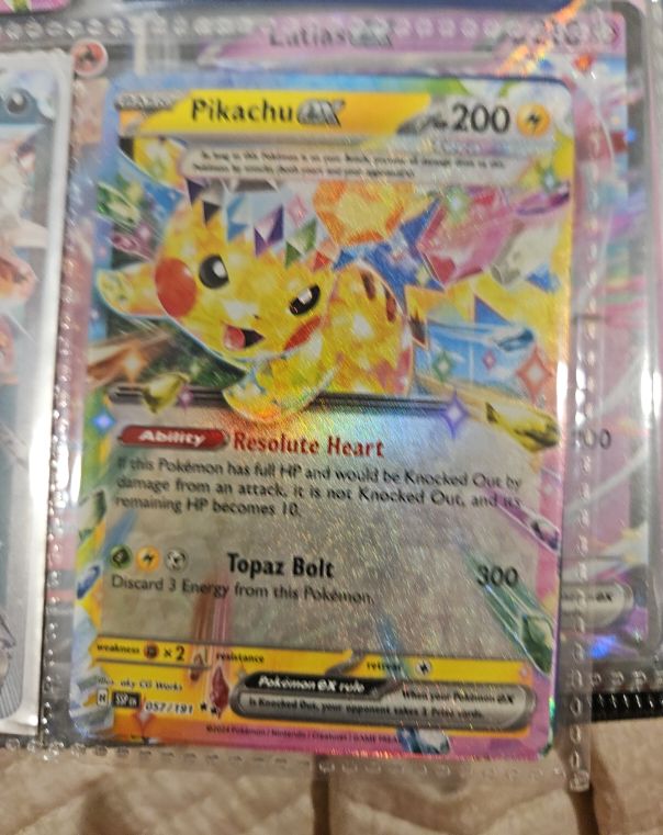 2023 Pokémon TCG Scarlet & Violet Surging Sparks #057 Pikachu ex — front