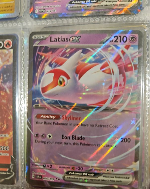 2024 Pokémon Surging Sparks #076 Latias ex — front