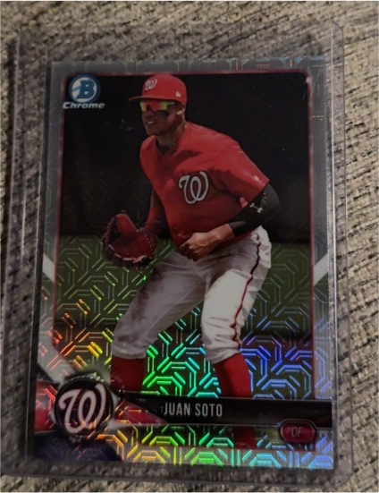 2018 Bowman Chrome Prospects #BCP52 Juan Soto — front