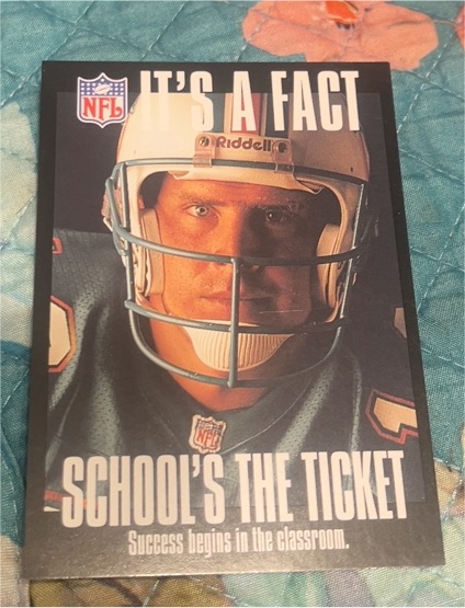 1994 NFL Properties Artex #2 Dan Marino It's A Fact School's The Ticket — front