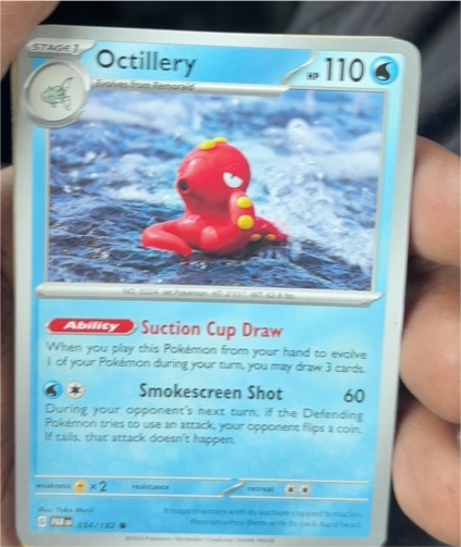 2023 Pokémon TCG Paradox Rift #034 Octillery — front