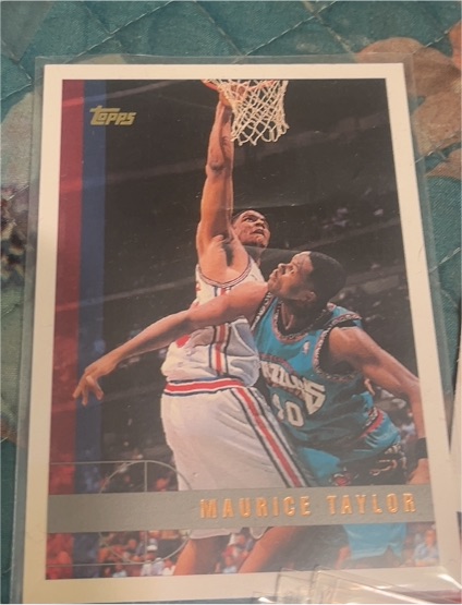 1997-98 Topps #212 Maurice Taylor Rookie RC — front