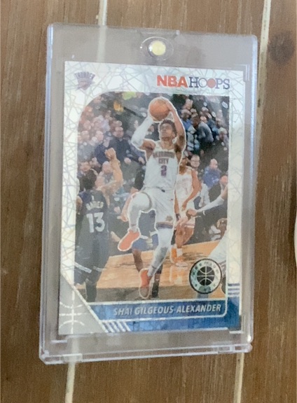 2019-20 Panini NBA Hoops Premium Stock #80 Shai Gilgeous-Alexander — front
