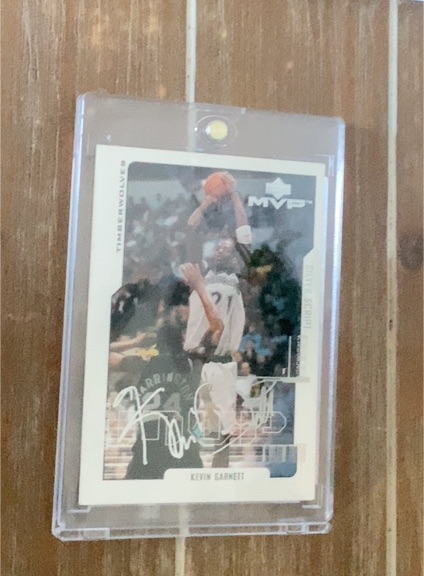 2000-01 Upper Deck MVP Silver Script #190 Kevin Garnett — front