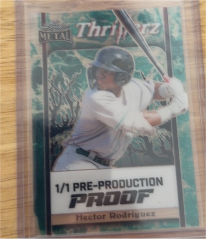 2024 Leaf Metal 1/1 Pre-Production Proof Hector Rodriguez — front