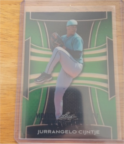 2025 Leaf Metal Baseball Jurrangelo Cijntje — front
