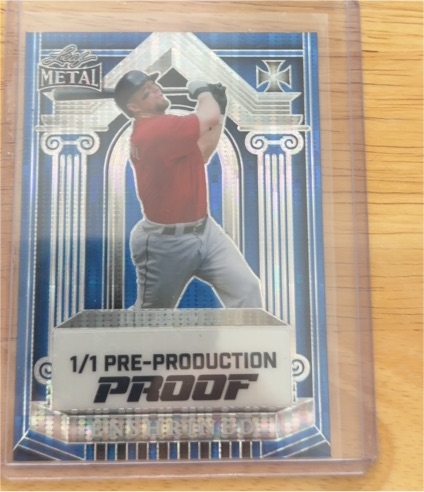 2024 Leaf Metal 1/1 Paul Monitor Pre-Production Proof — front