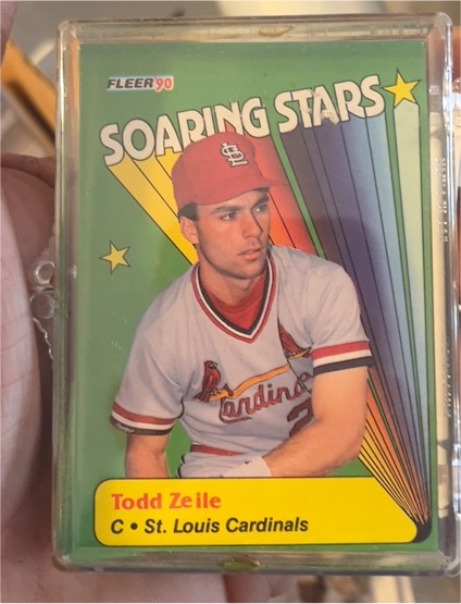 1990 Fleer Soaring Stars #1 Todd Zeile — front