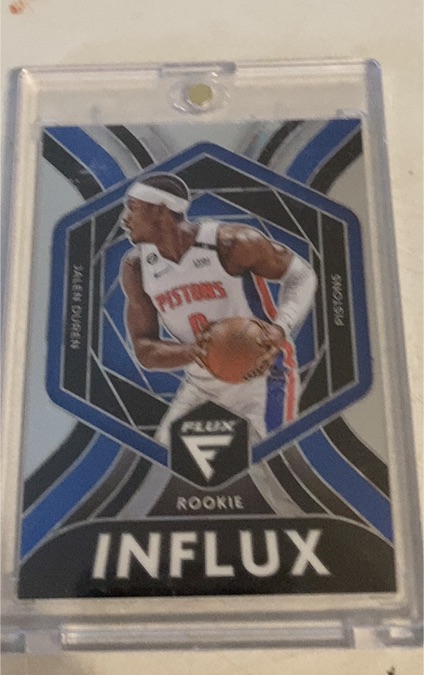 2022-23 Panini Flux #25 Jalen Duren Rookie Influx — front