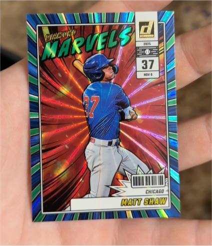 2025 Donruss Diamond Marvels #20 Matt Shaw — front