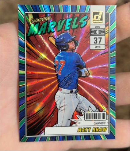 2025 Donruss Diamond Marvels #20 Matt Shaw — front