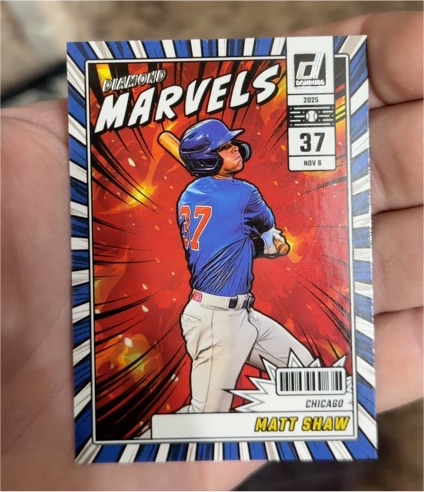 2025 Donruss Diamond Marvels #20 Matt Shaw — front