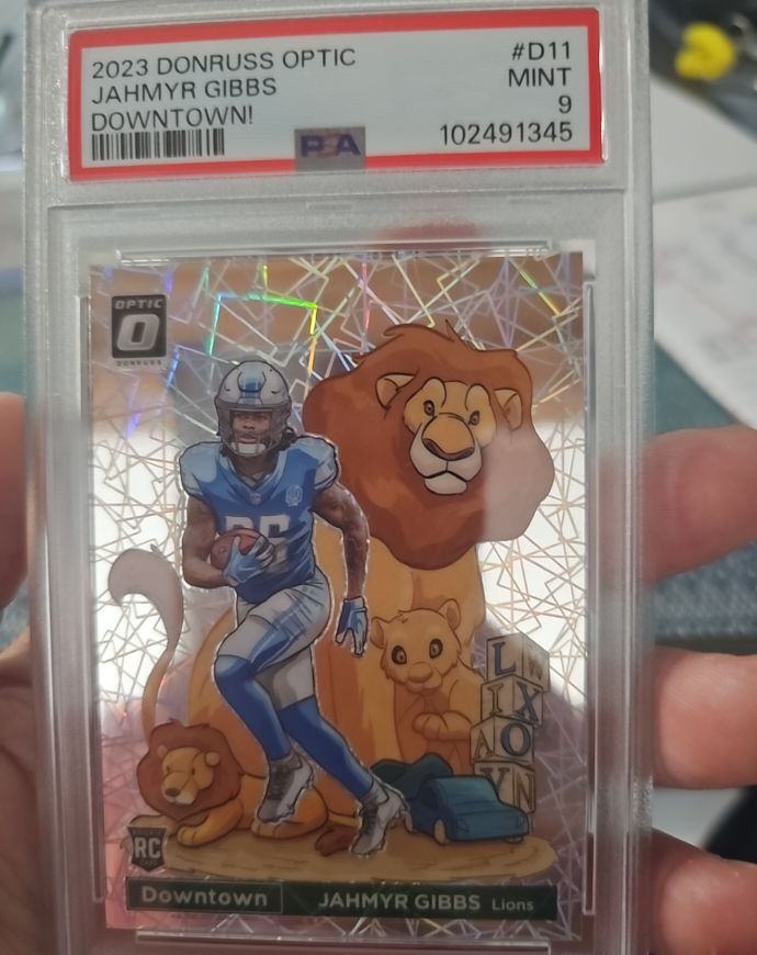 2023 Donruss Optic Downtown #D11 Jahmyr Gibbs — front