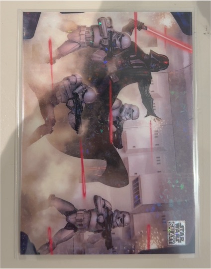 2025 Topps Chrome Star Wars Galaxy #61 Dark Entrance Darth Vader — front