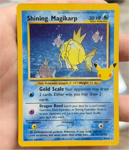 2001 Pokémon Neo Revelation #66 Shining Magikarp — front