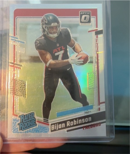 2023 Panini Donruss Optic #206 Bijan Robinson — front
