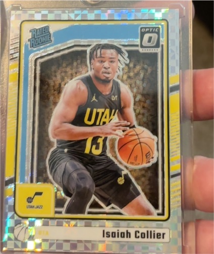 2024-25 Donruss Optic #295 Isaiah Collier — front