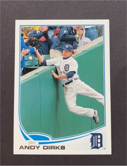 2013 Topps #630 Andy Dirks — front