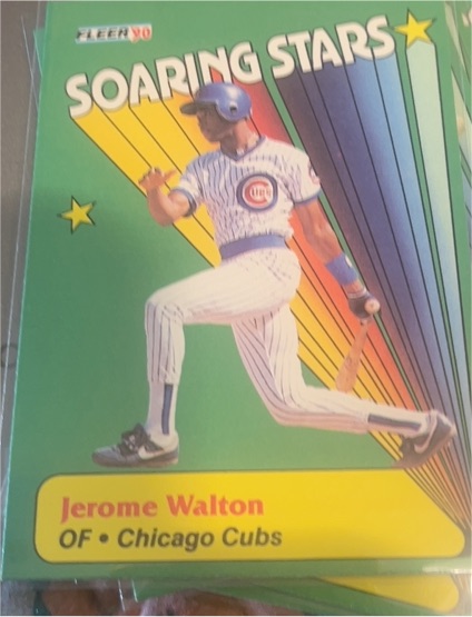 1990 Fleer Soaring Stars Jerome Walton — front