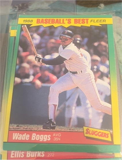 1988 Fleer Baseball's Best #2 Wade Boggs — front