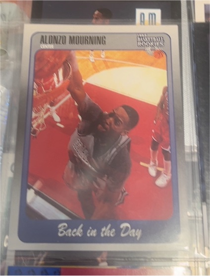 1997 Score Board Rookies #96 Alonzo Mourning — front
