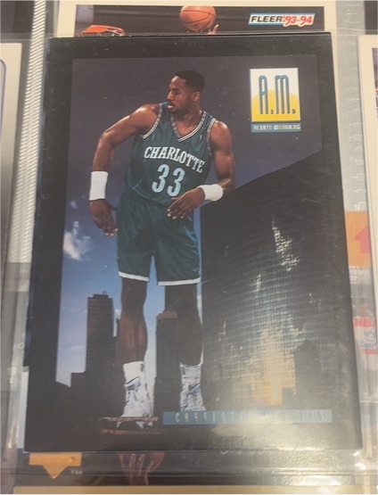 1993-94 SkyBox Premium #320 Alonzo Mourning Charlotte Hornets — front