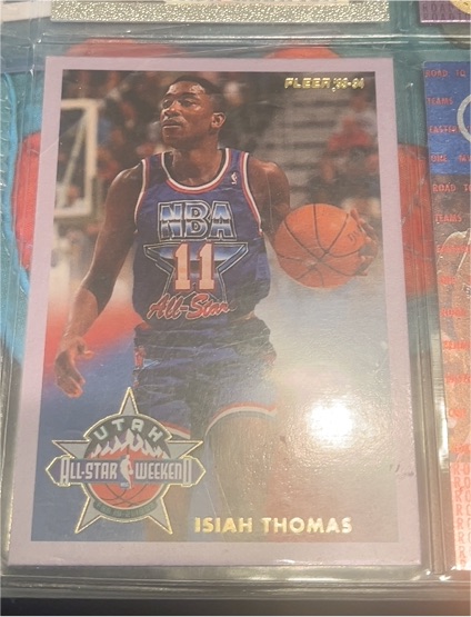 1993-94 Fleer #11 Isiah Thomas All-Stars — front