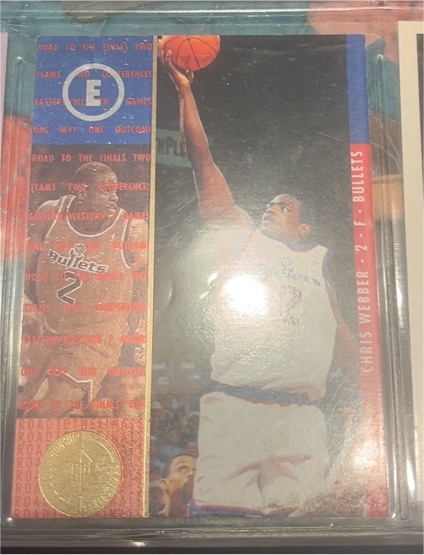 1994-95 Upper Deck SP Championship #27 Chris Webber — front