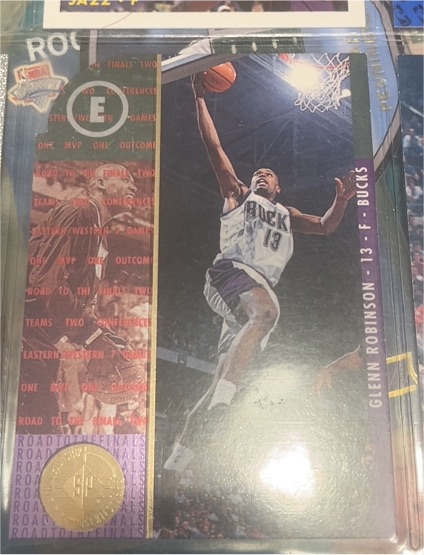 1994-95 Upper Deck SP Championship Die-Cut #15 Glenn Robinson — front