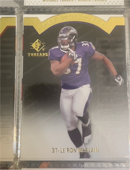 2009 SP Threads #37 Le'Ron McClain — front