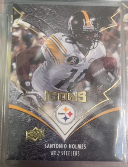2008 Upper Deck Icons #76 Santonio Holmes — front