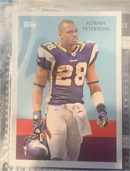 2009 Topps #14 Adrian Peterson — front