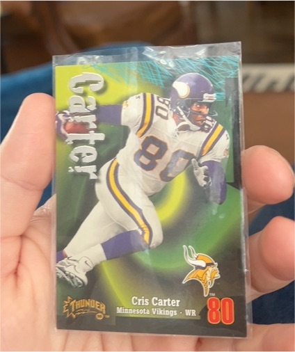 1998 SkyBox Thunder #80 Cris Carter — front