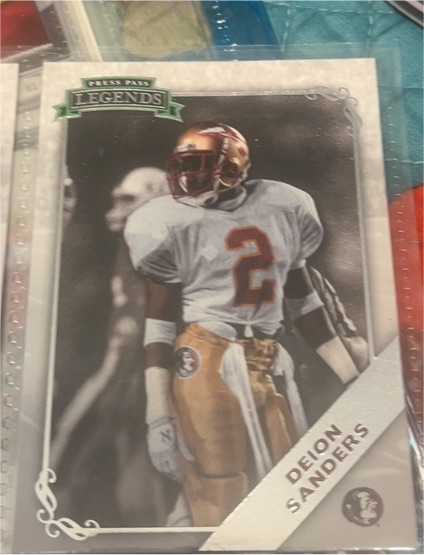2009 Press Pass Legends Deion Sanders — front