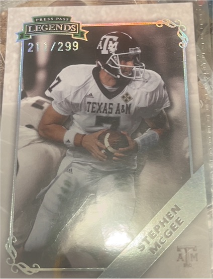 2009 Press Pass Legends #48 Stephen McGee — front