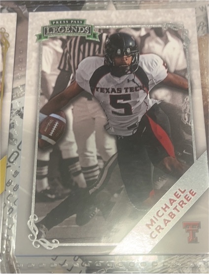 2009 Press Pass Legends #50 Michael Crabtree — front