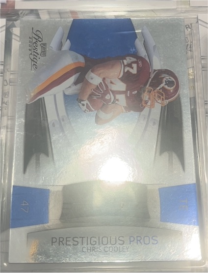 2009 Playoff Prestige Prestigious Pros Blue #47 Chris Cooley — front